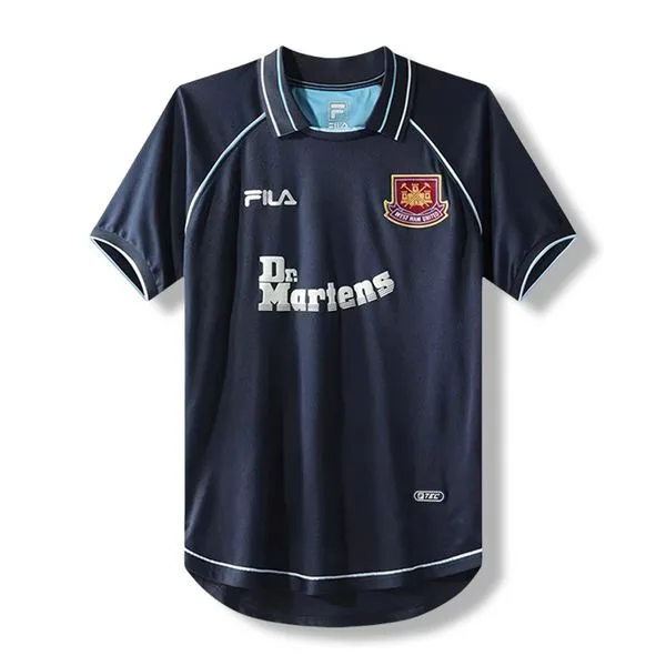 Camiseta de fútbol West Ham 1999/01 TERCERA MANGA CORTA VERSION FAN
